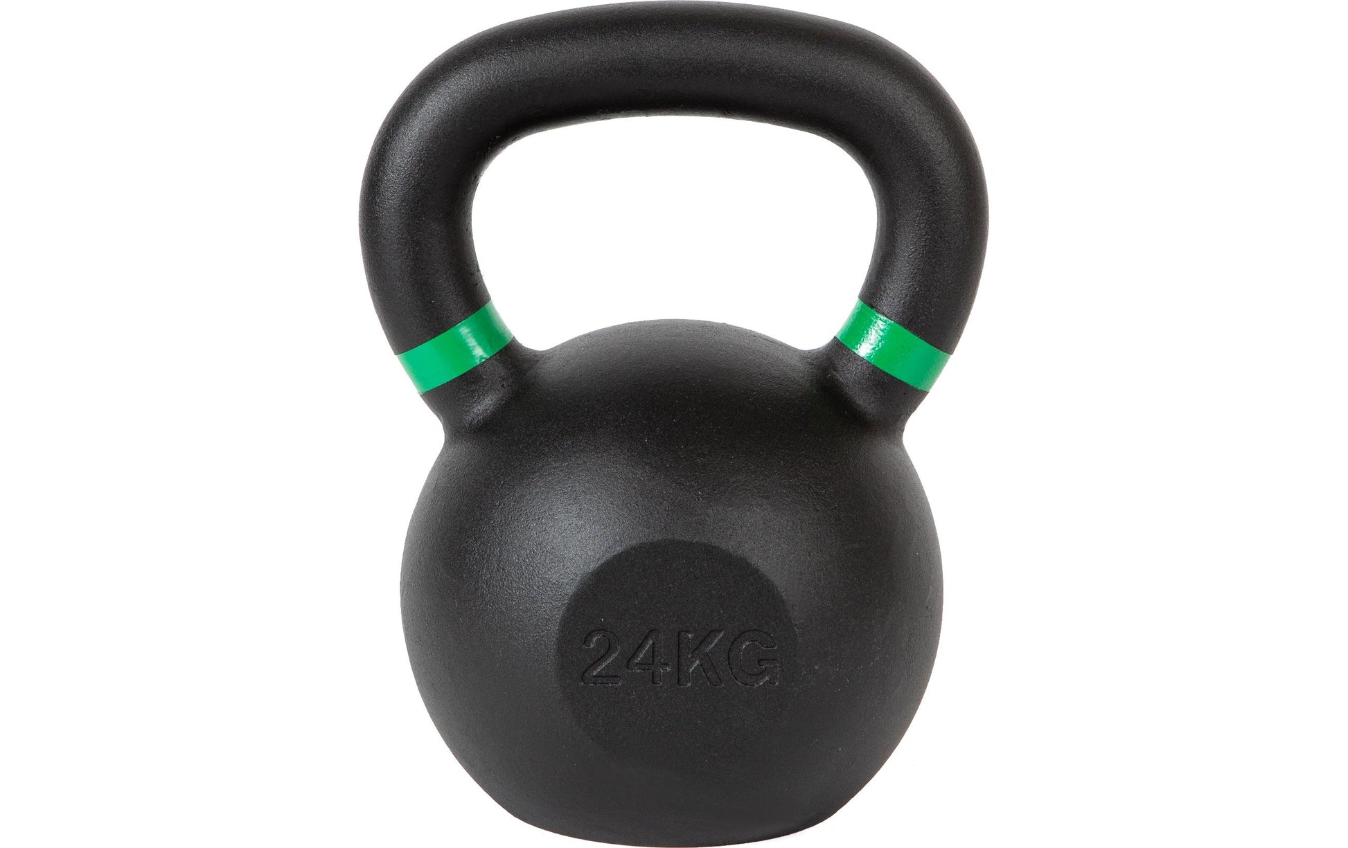 Fitcom Kettlebell, 24 kg – Schwarz, Gusseisen