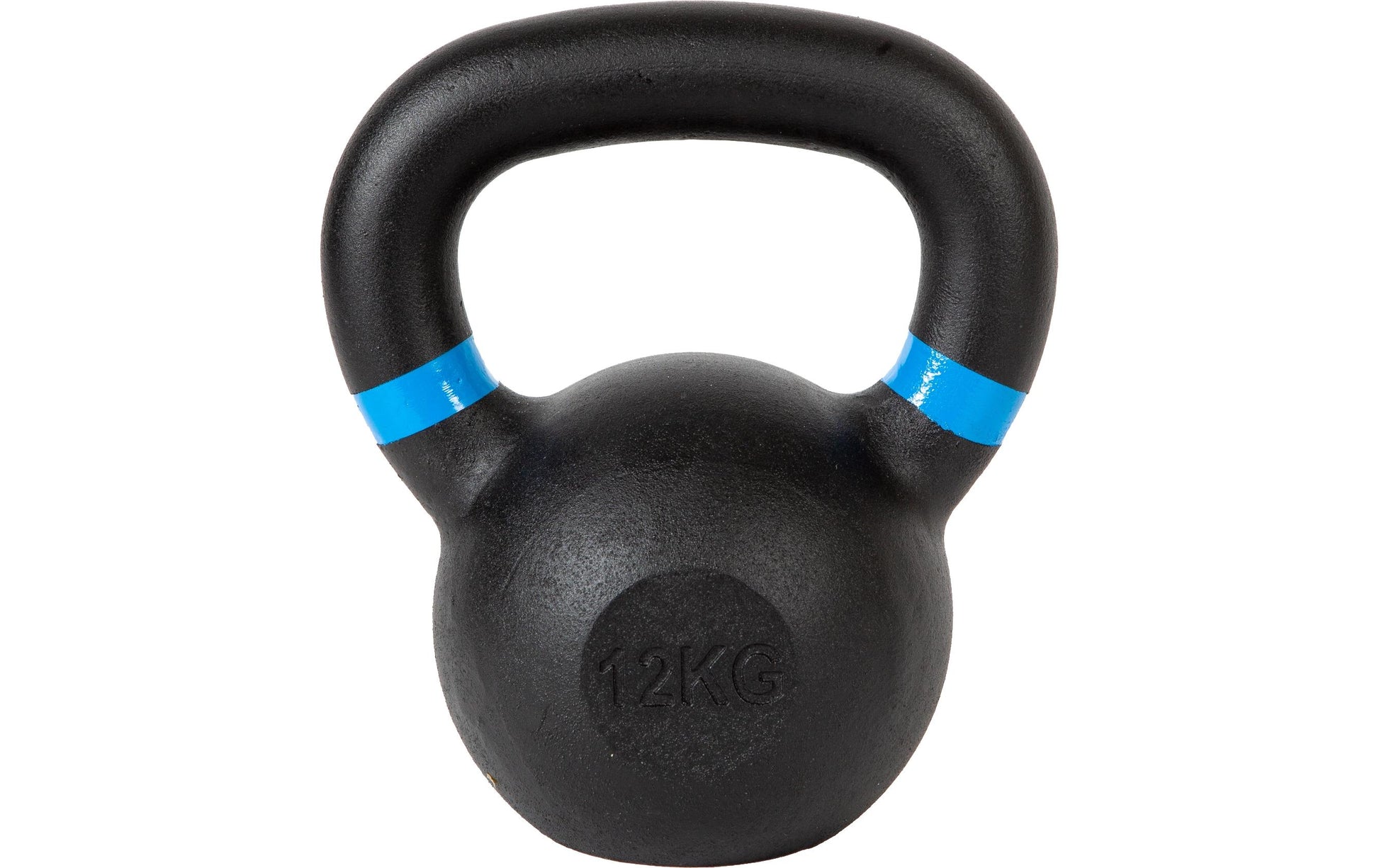 Fitcom Kettlebell Standard Gusseisen, Ø14,0 cm × 22,0 cm, Gusseisen, Schwarz, 12 kg