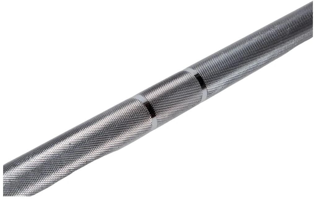 Fitcom Langhantelstange, 20 kg, 220 cm – Chrom, Federstahl/Stahl