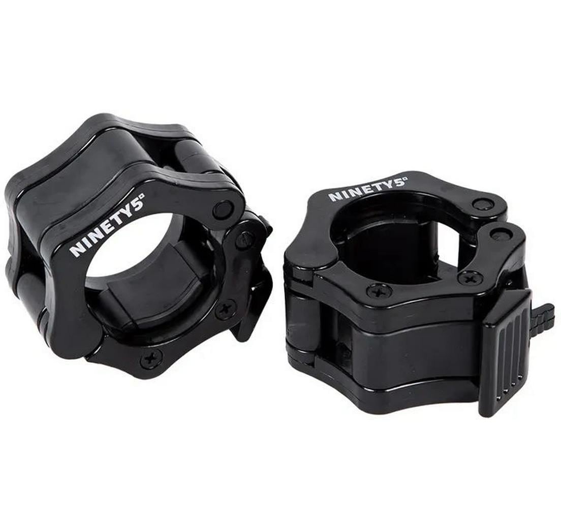 Fitcom Hantelverschluss Lock Jaw – Schwarz, Kunststoff – für 50 mm Hantelstange