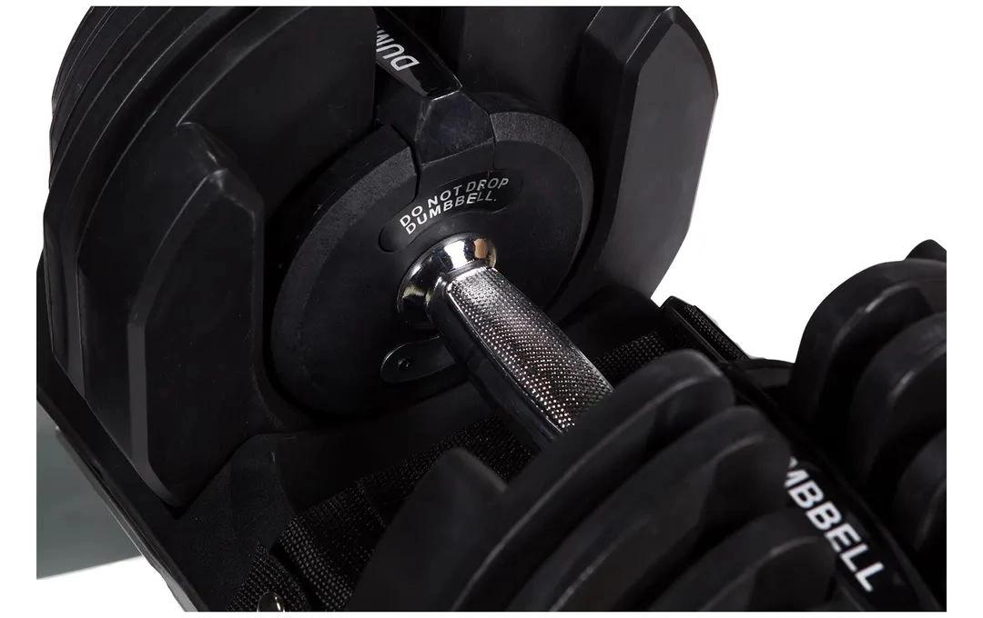 Fitcom Verstellbare Kurzhantel, 40 kg – Schwarz
