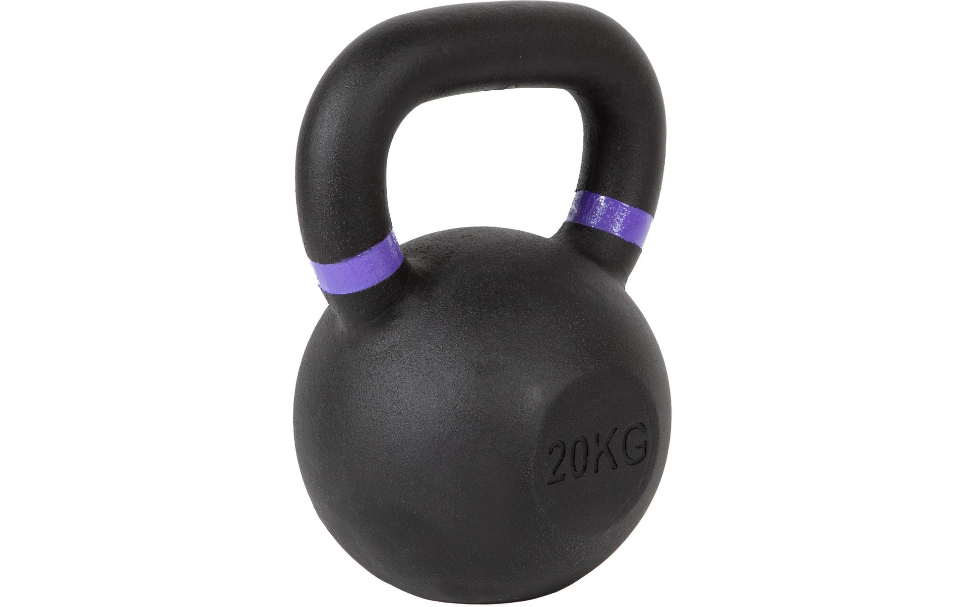 Fitcom Kettlebell, 20 kg, 20,5 cm×25,0 cm, Gusseisen, Schwarz