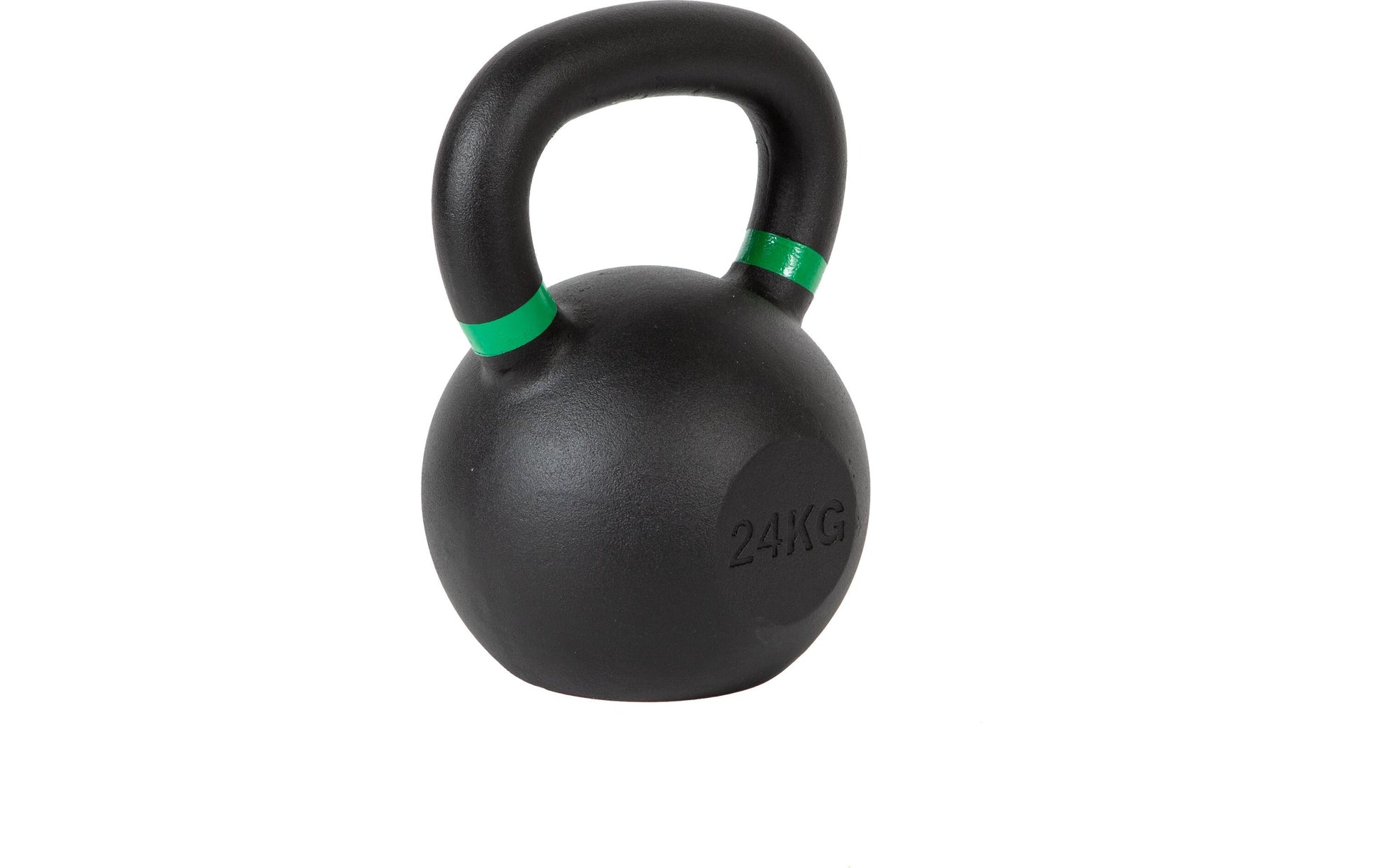 Fitcom Kettlebell, 24 kg – Schwarz, Gusseisen