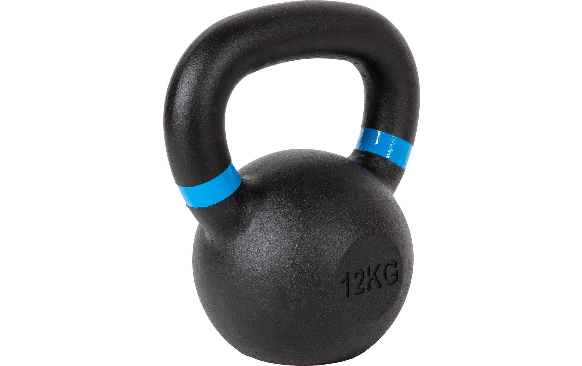 Fitcom Kettlebell Standard Gusseisen, Ø14,0 cm × 22,0 cm, Gusseisen, Schwarz, 12 kg