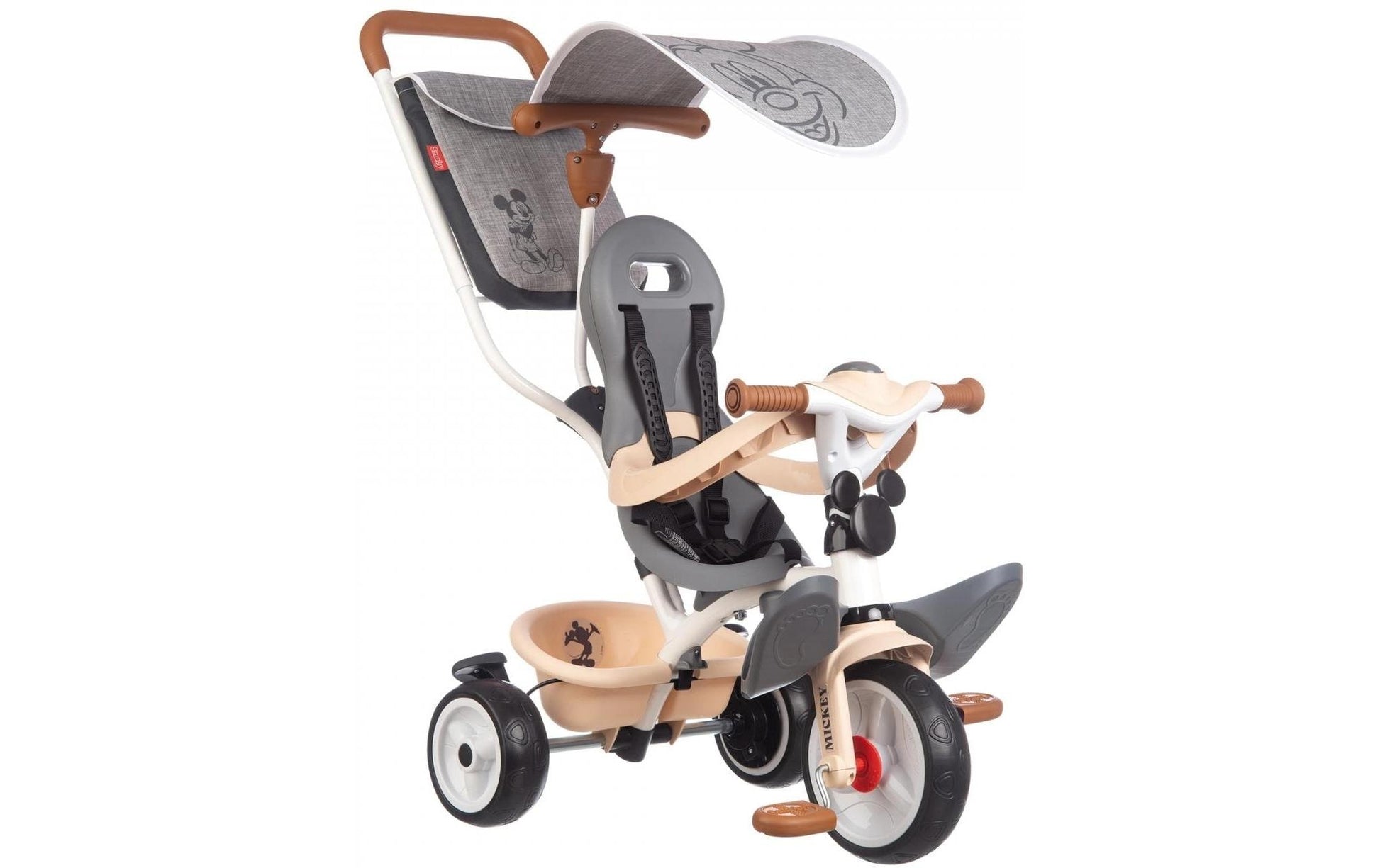 Smoby Micky Dreirad – Schiebestange, verstellbarer Sitz – 68,0 × 101,0 × 52,0 cm – ab 10 Monaten