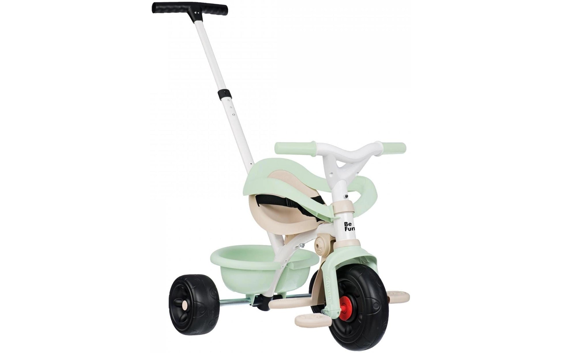 Smoby Be Fun Komfort Dreirad – Schiebestange, verstellbarer Sitz – 68 × 52 × 101 cm – ab 10 Monaten