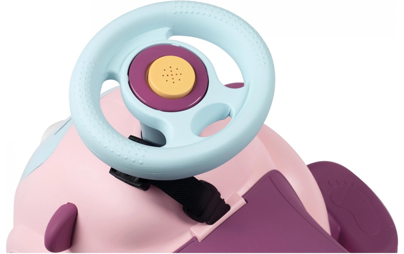 Smoby Maestro 3-in-1 Rutschfahrzeug – Rosa – 61 × 55 × 44 cm – Schiebestange, Fussstütze – ab 0,5 J.