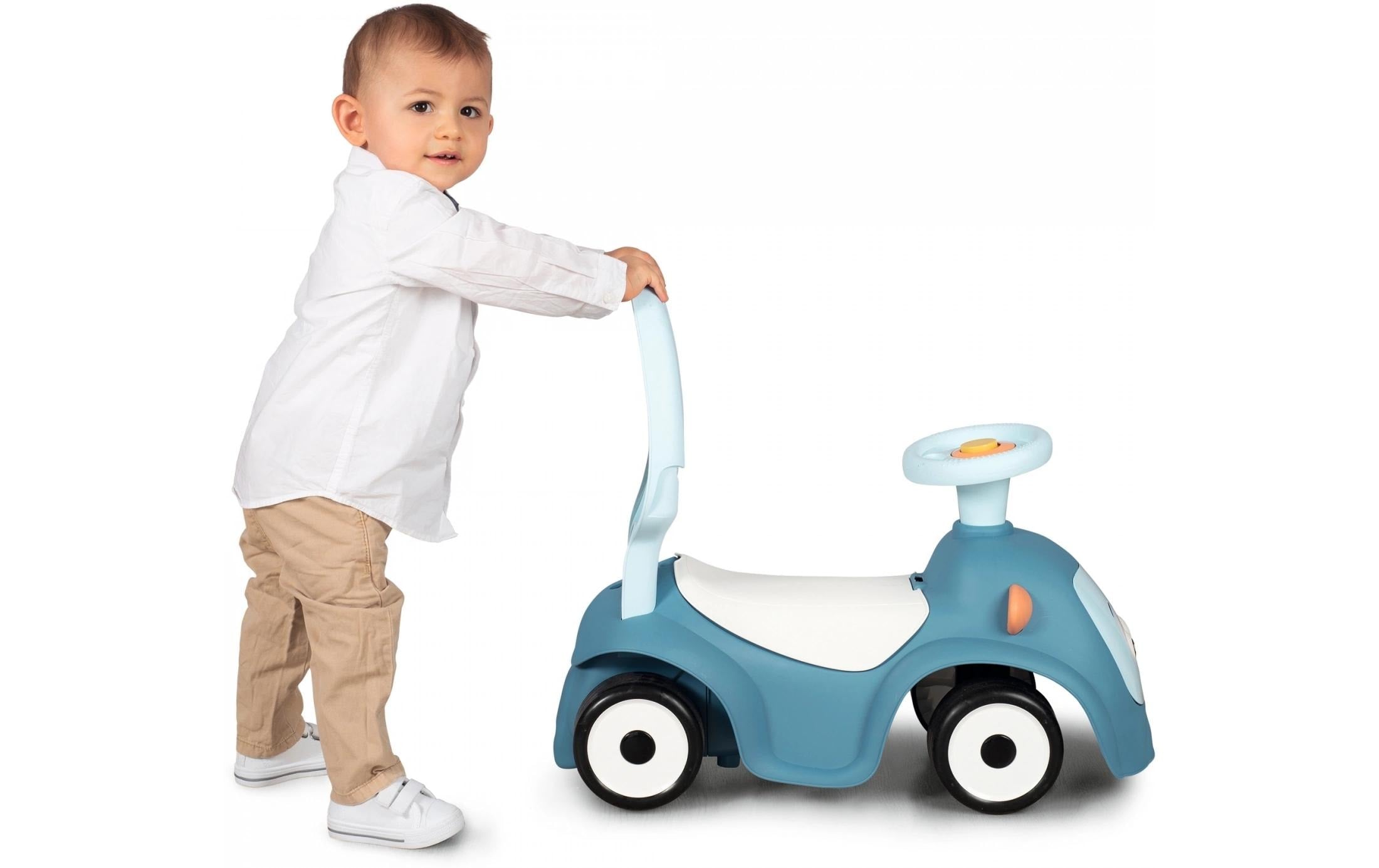 Smoby Maestro Rutschauto 3-in-1 – 61,0 × 44,0 × 55,0 cm – ab 0,5 J. – Kunststoff, blau