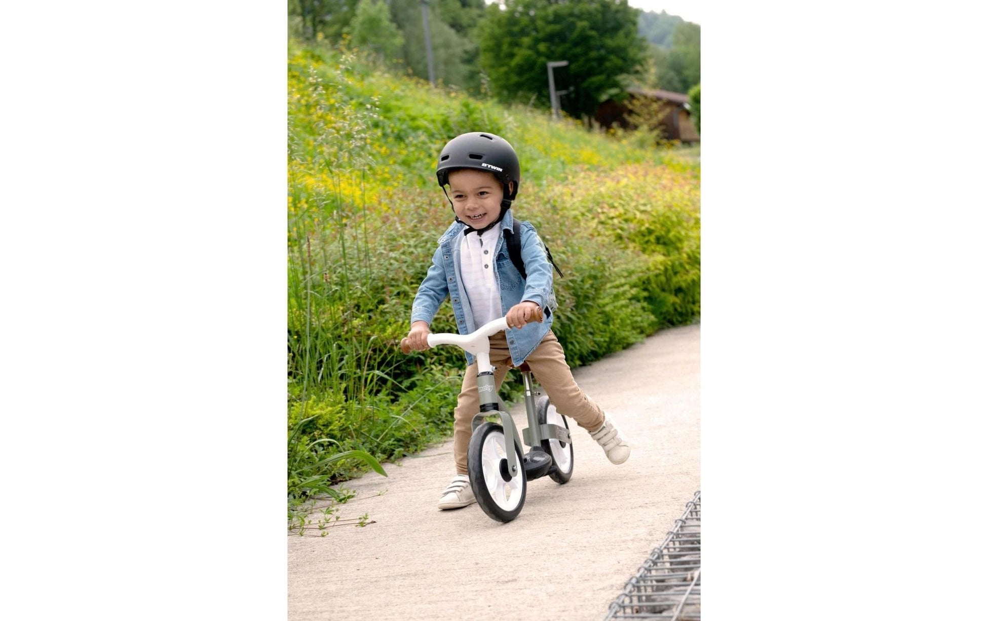 Smoby Laufrad Komfort – Sitzhöhe 33–38 cm – verstellbarer Sitz, höhenverstellbarer Lenker, bis 30 kg – ab 2 Jahren