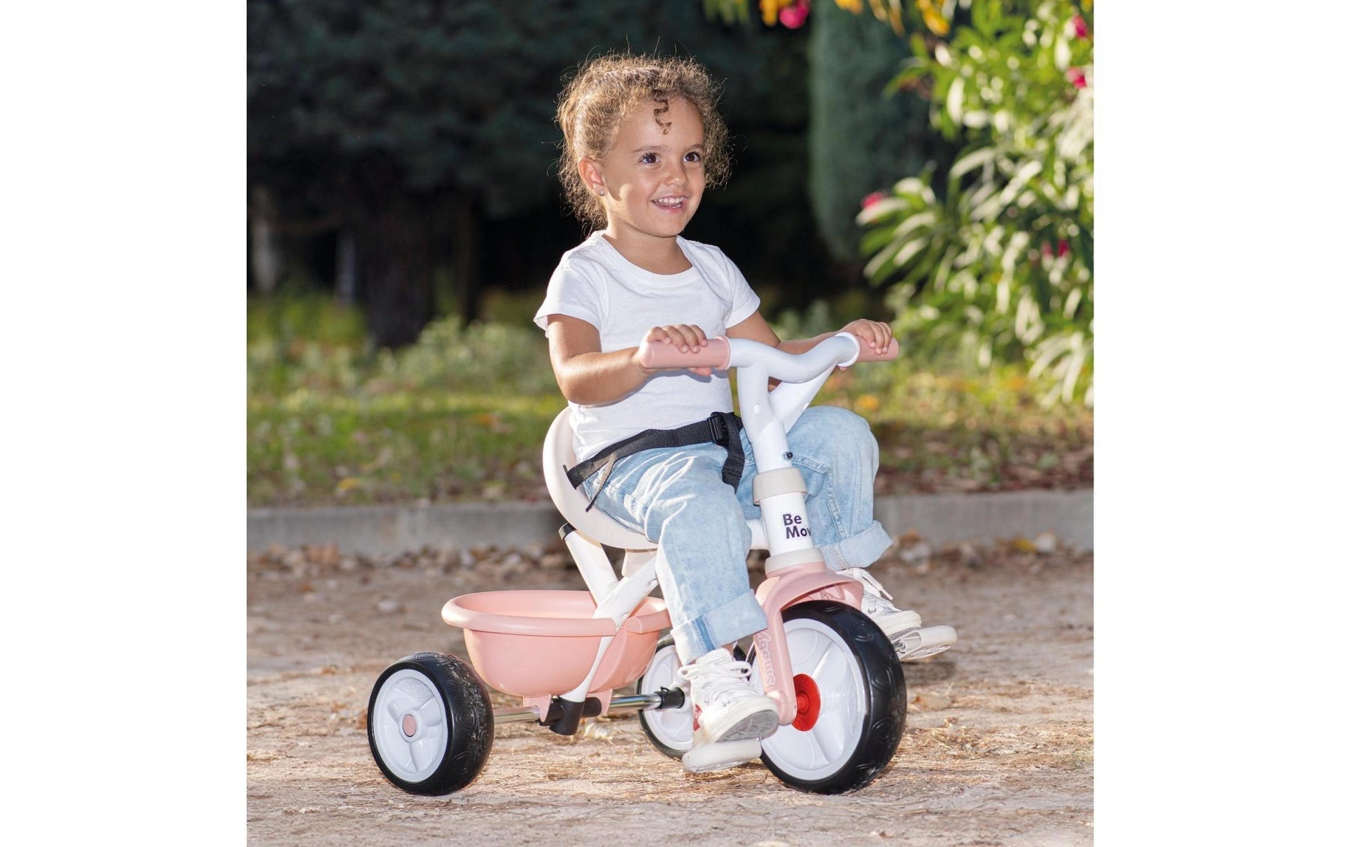 Smoby Be Move Komfort Dreirad – 68 × 101 × 52 cm – ab 10 Monaten – Kunststoff – rosa