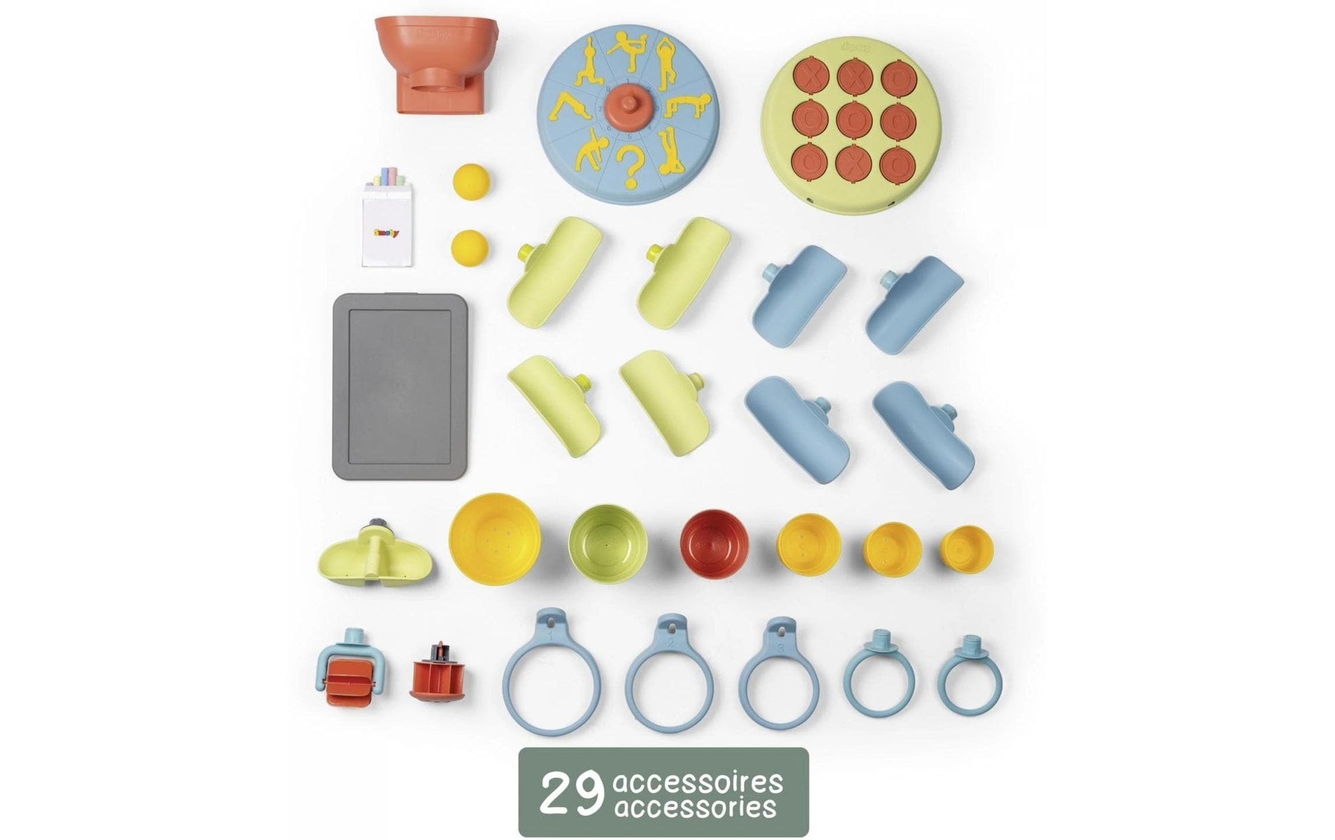 Smoby Life 6-in-1 Spielcenter – 48,2 × 88,5 × 42,8 cm – 1 Stück – ab 2 J. – mehrfarbig
