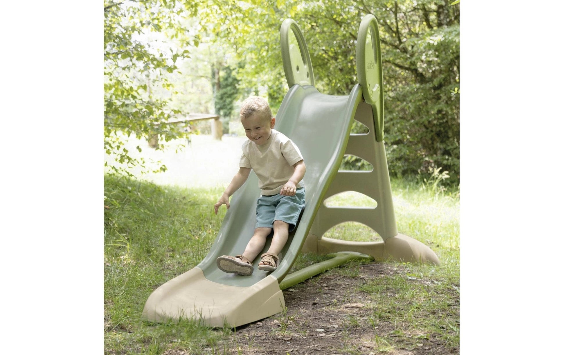 Smoby Life Rutsche XL Doppel-Wellen – 112 × 142 × 237 cm – mit Wasserschlauchanschluss – ab 3 J. – mehrfarbig