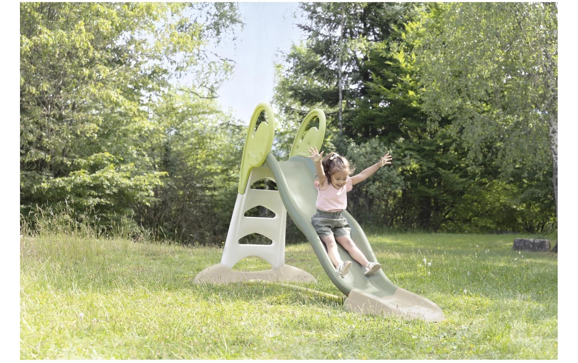 Smoby Life Rutsche XL Doppel-Wellen – 112 × 142 × 237 cm – mit Wasserschlauchanschluss – ab 3 J. – mehrfarbig
