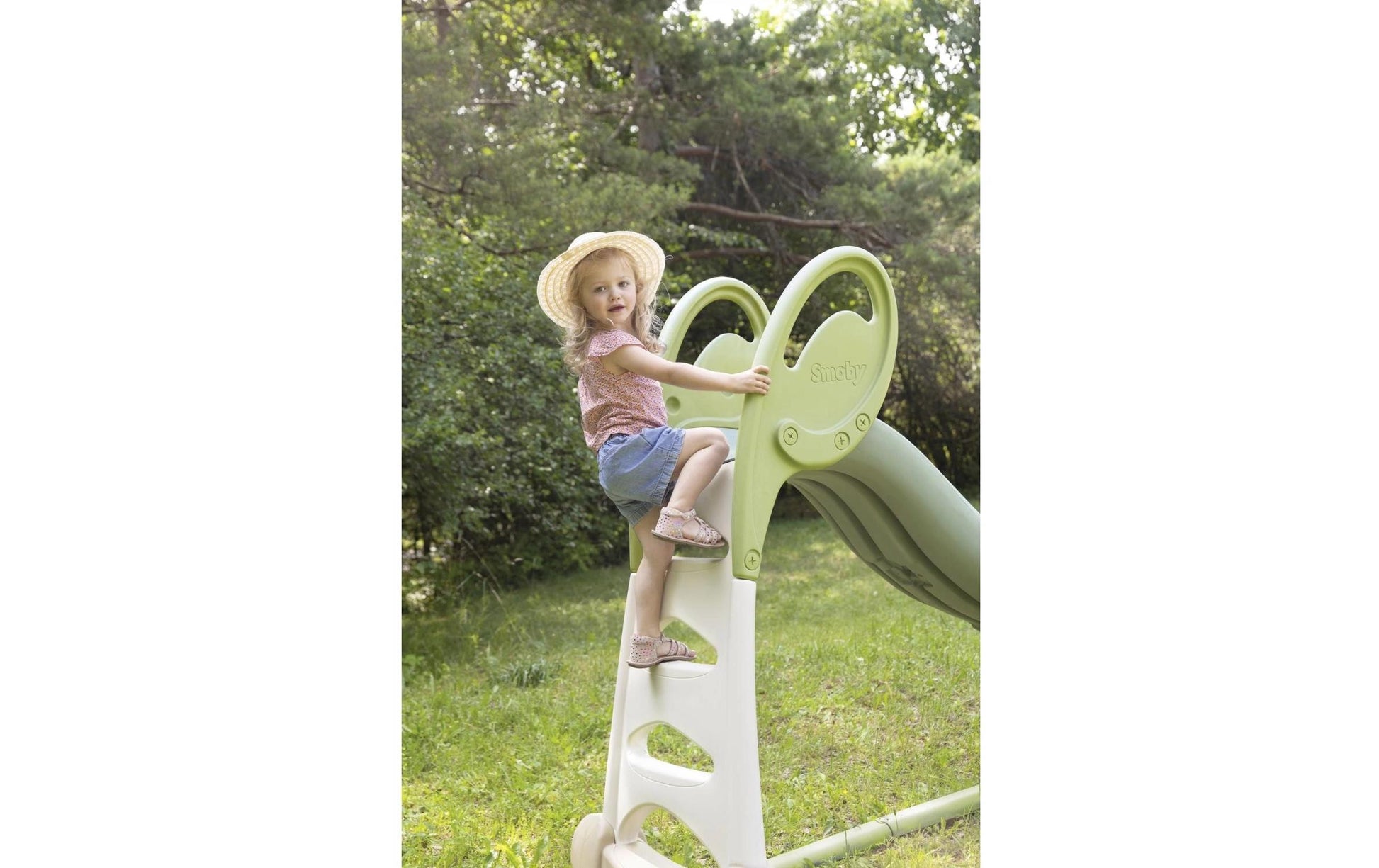 Smoby Life Rutsche XL Doppel-Wellen – 112 × 142 × 237 cm – mit Wasserschlauchanschluss – ab 3 J. – mehrfarbig
