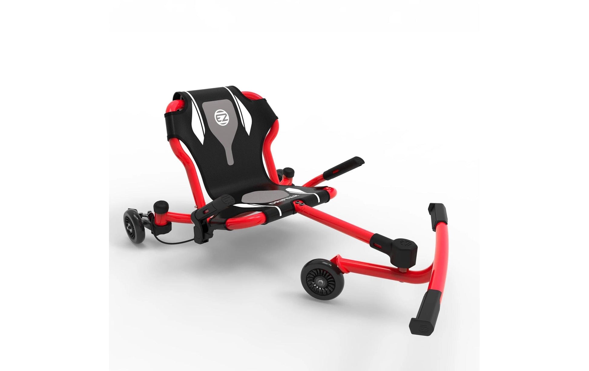 EzyRoller Drifter X Aufsitz-Go-Kart – Handbremse – 54 × 37 × 112 cm – ab 6 J. – Polyurethan, Stahl – Rot