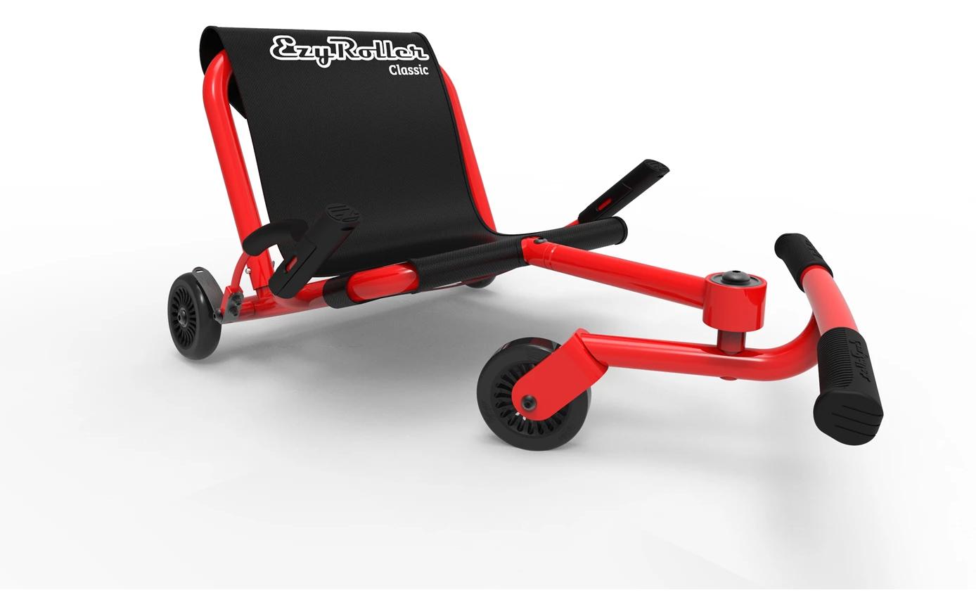 Ezyroller Classic Rutschfahrzeug – Handbremse – 35–43 × 107 cm – ab 4 J. – PU, Stahl – Rot