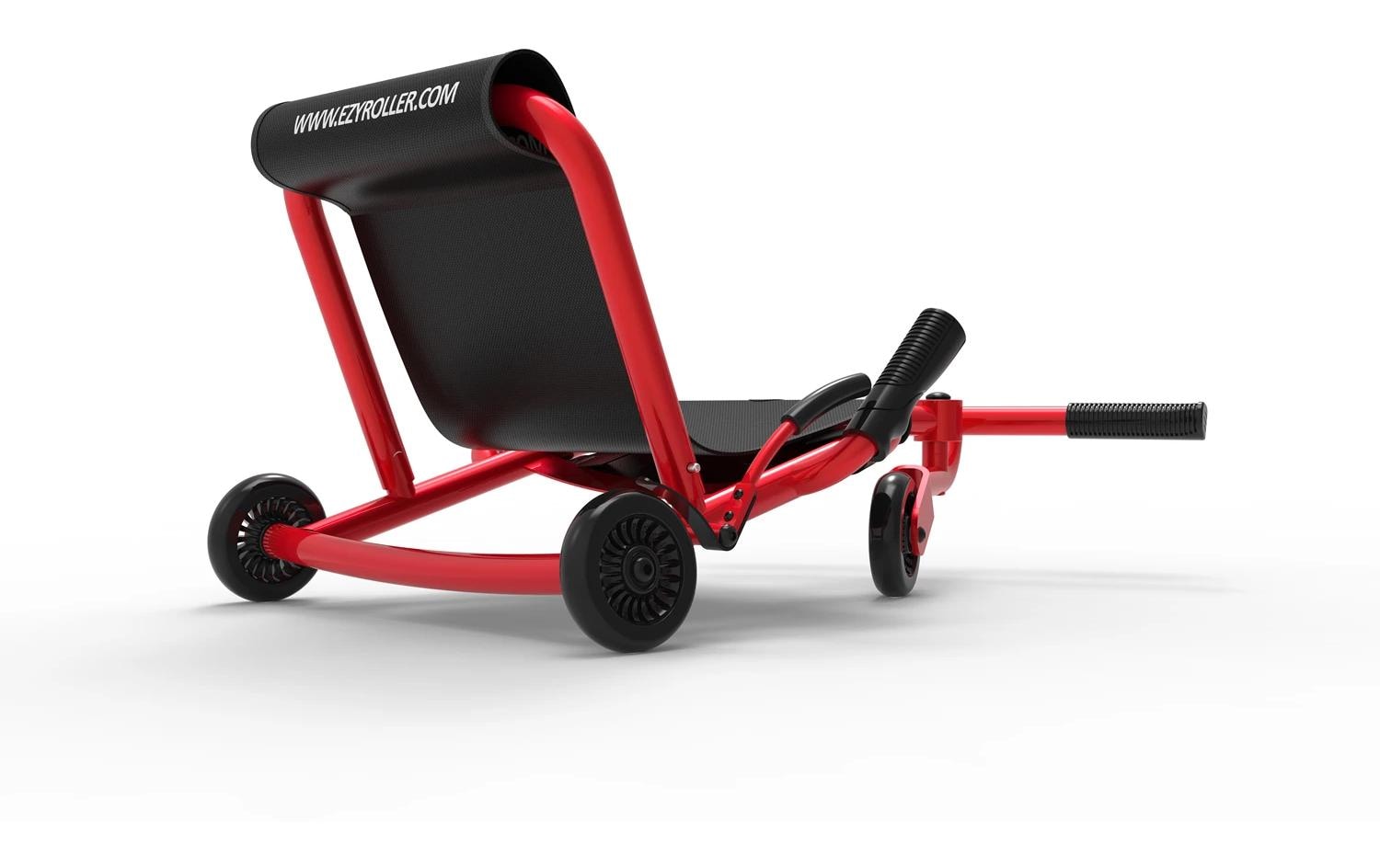 Ezyroller Classic Rutschfahrzeug – Handbremse – 35–43 × 107 cm – ab 4 J. – PU, Stahl – Rot