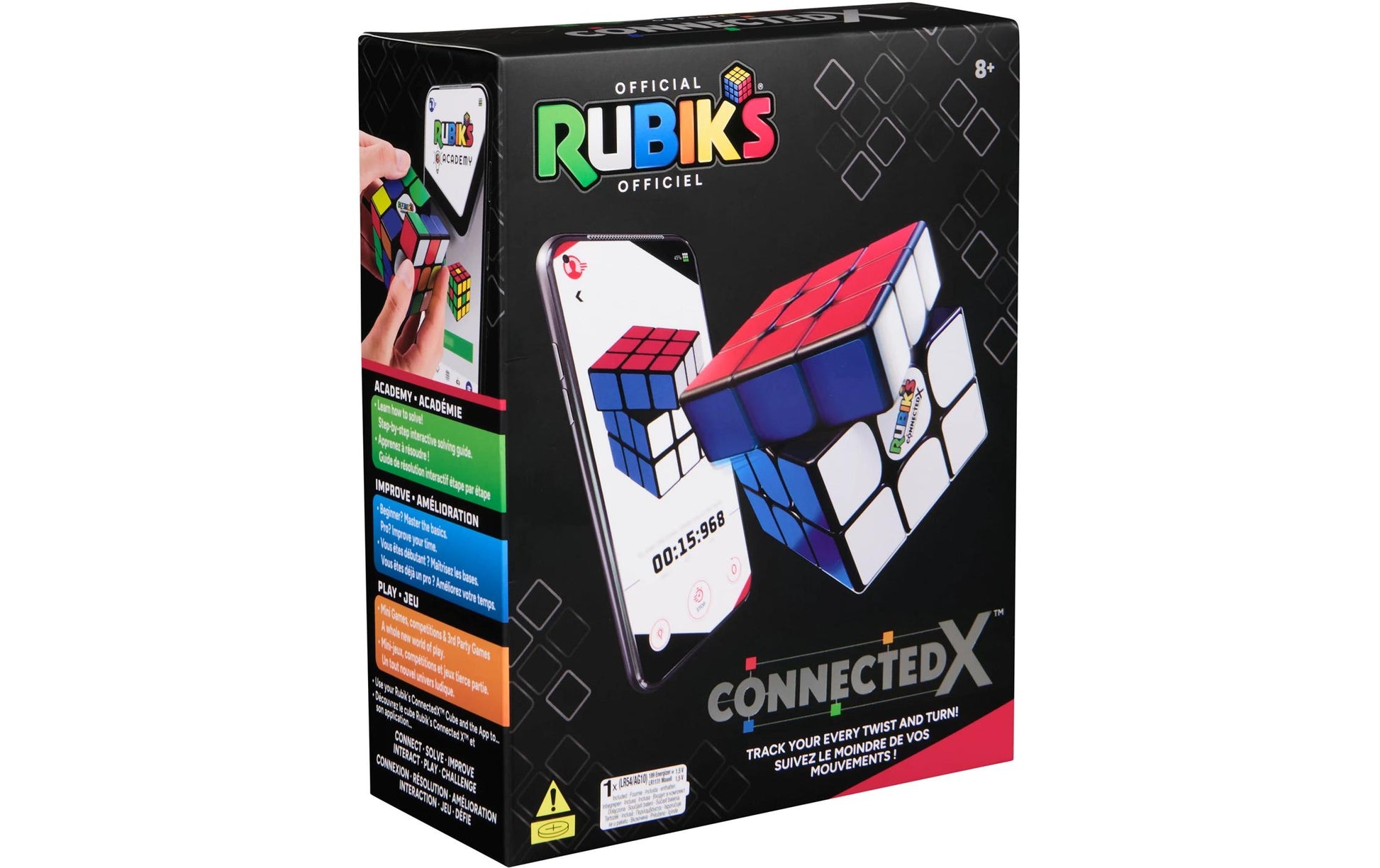 Spin Master Rubiks Connected X 3x3 3D Puzzle – ab 8 Jahren – mehrfarbig – CE
