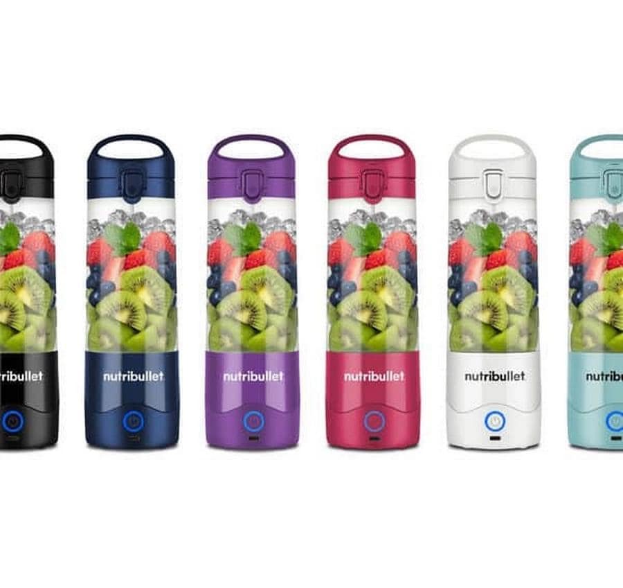 NutriBullet Smoothie-Mixer (To-Go) NBP003NBL – 475 ml, 14,8 W, Akku – Blau/Navy