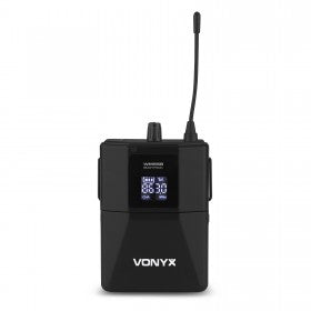 Vonyx WM552B Streaming-/Mikrofon-Kit 2er-Set – 6,3 mm Klinke, Kabellos (UHF 863–865 MHz), Niere, Schwarz
