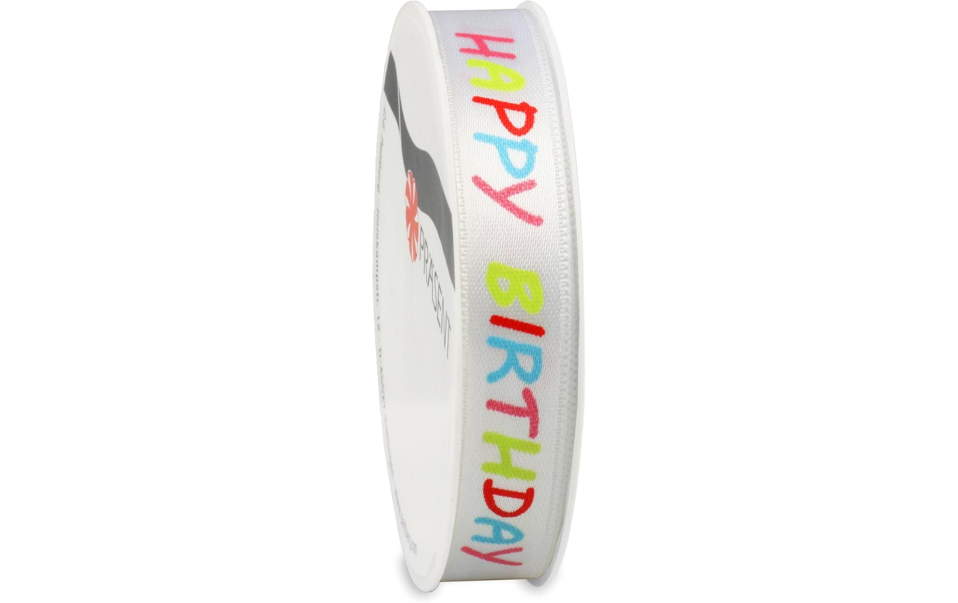 Pattberg Geschenkband Happy Birthday Polyester – 15 mm × 3 m – 15 Stk.