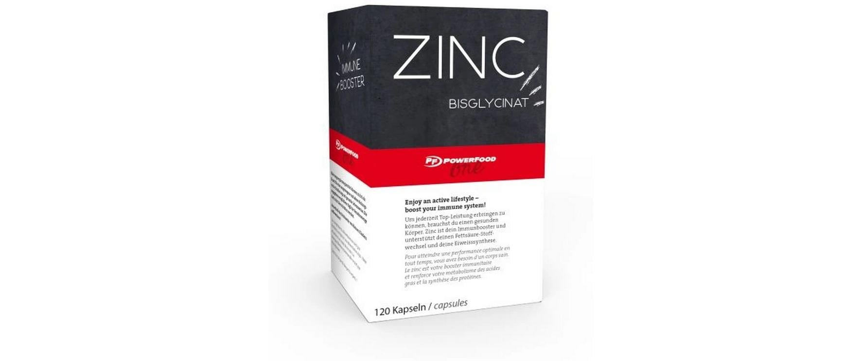 PowerFood Zinkbisglycinat Kapseln – vegan – 60 g