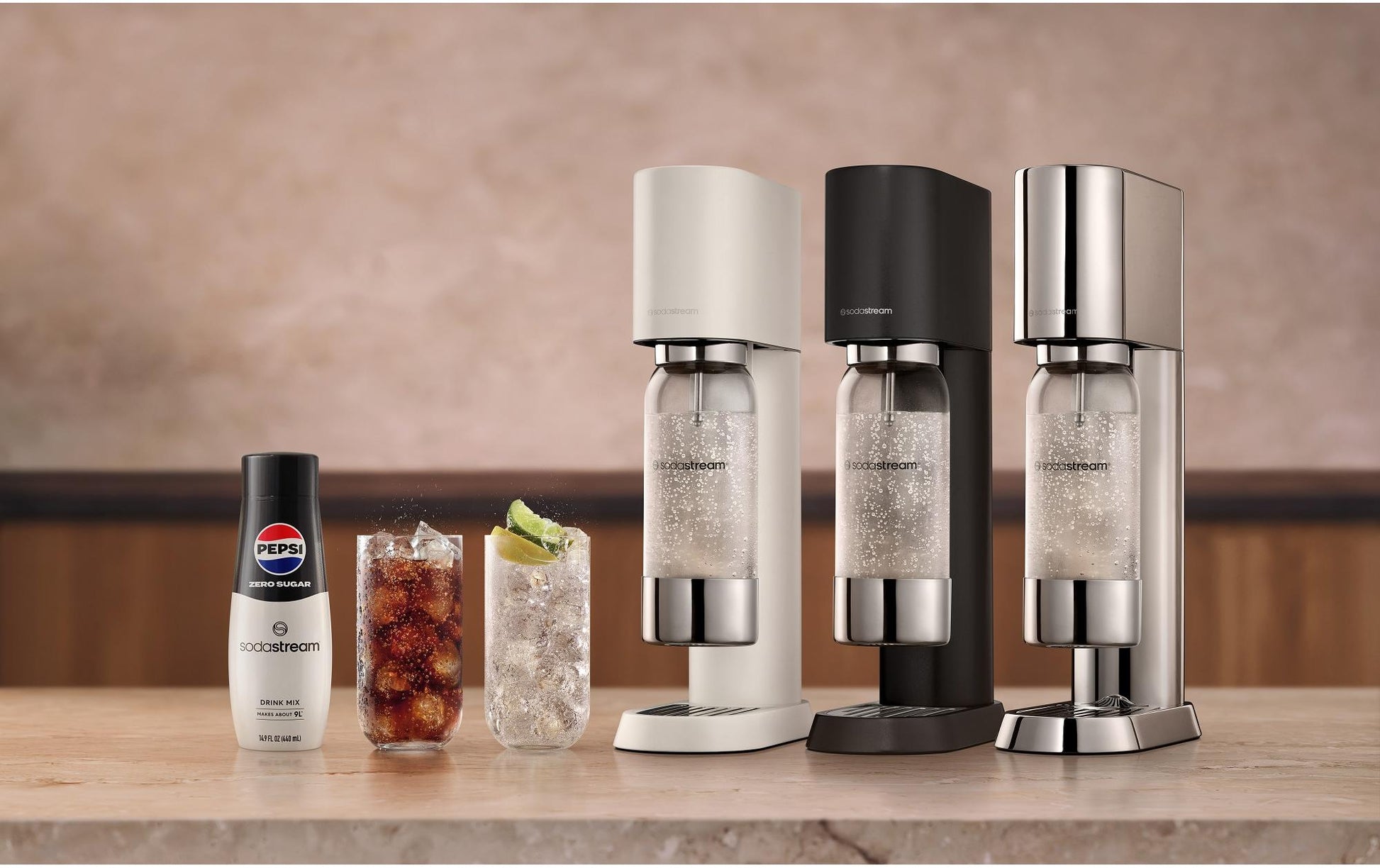 Sodastream Enso 1013611411 – Wassersprudler, 1 Flasche, Quick Connect 60 l, Schwarz