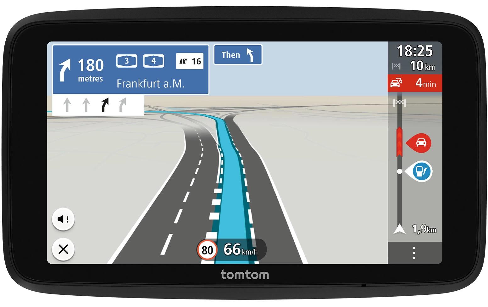 TomTom GO Classic 6 2. Generation – 6" HD720 Interaktives Display (Touch), Schwarz