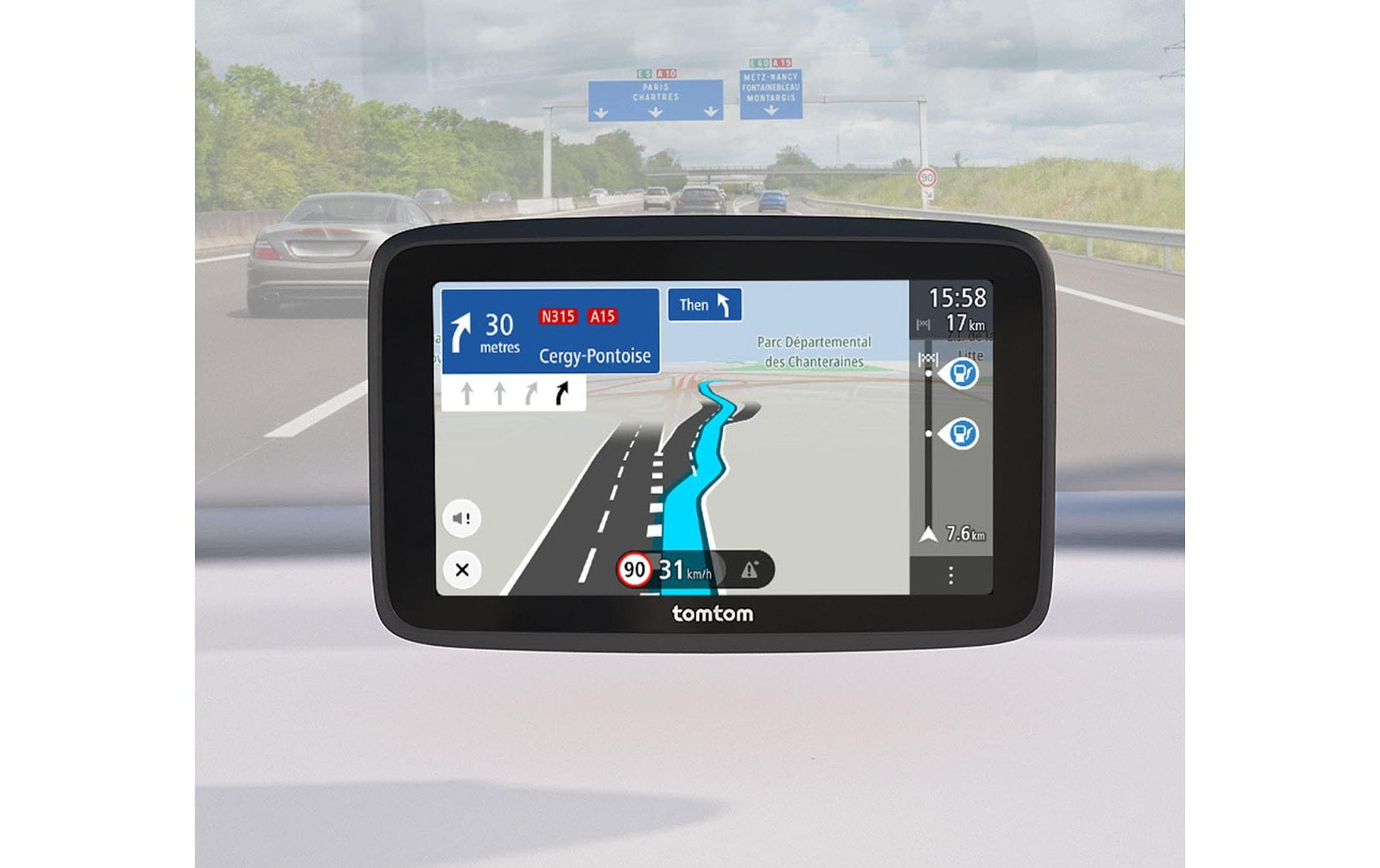 TomTom GO Classic 6 2. Generation – 6" HD720 Interaktives Display (Touch), Schwarz