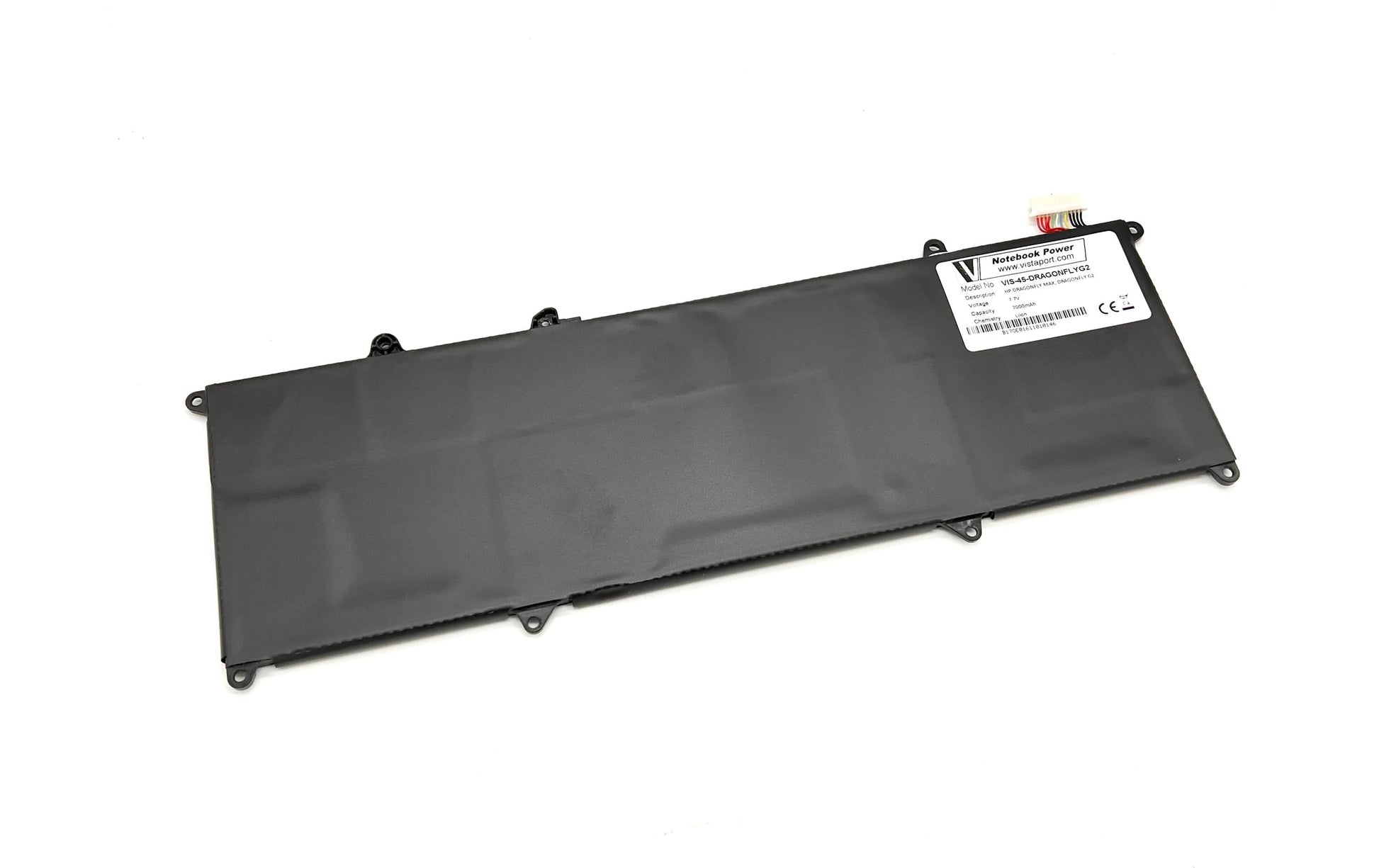 Vistaport Notebook-Akku – für HP Dragonfly G2, Dragonfly Max – 56 Wh, 7,7 V – Schwarz