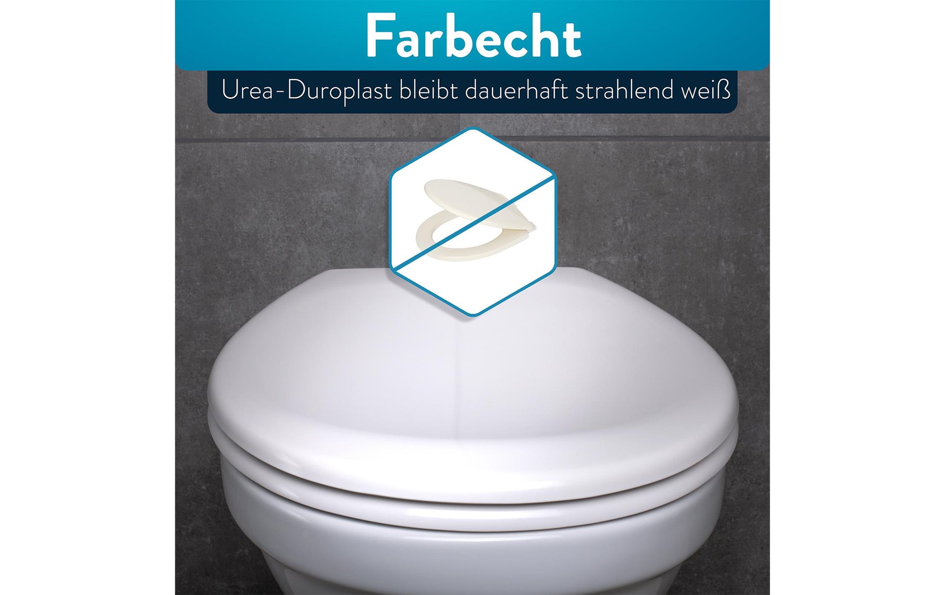 Benkstein WC-Sitz (Kinder) – Kunststoff, Edelstahl, Weiss, 37,6 × 45 cm