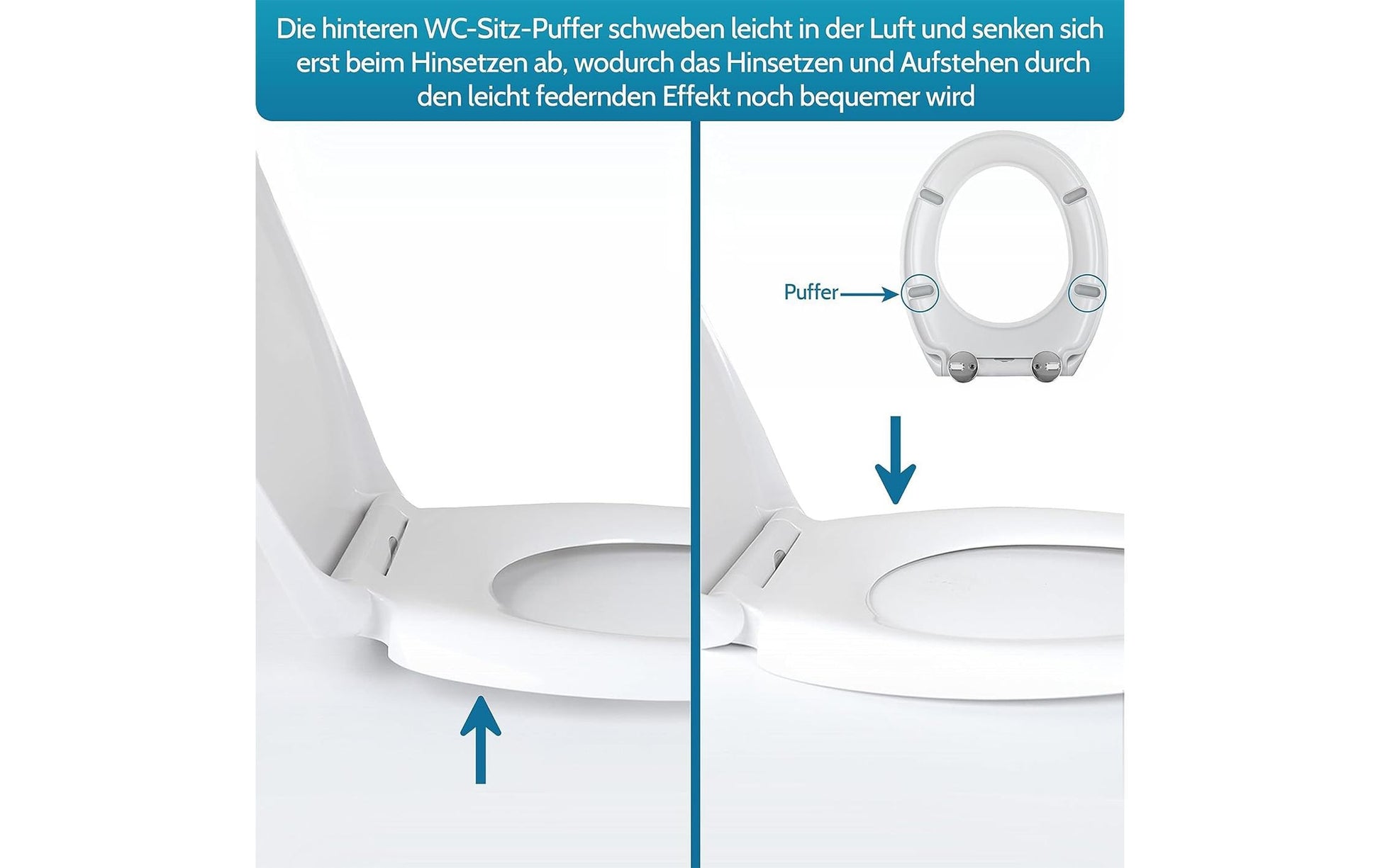 Benkstein WC-Sitz (Kinder) – Kunststoff, Edelstahl, Weiss, 37,6 × 45 cm