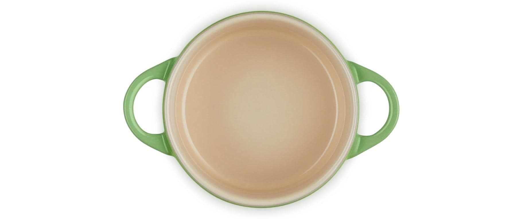Le Creuset Kochtopf Mini Cocotte – 0,3 l, Ø 13,8 cm, Steingut, Emaille, Grün