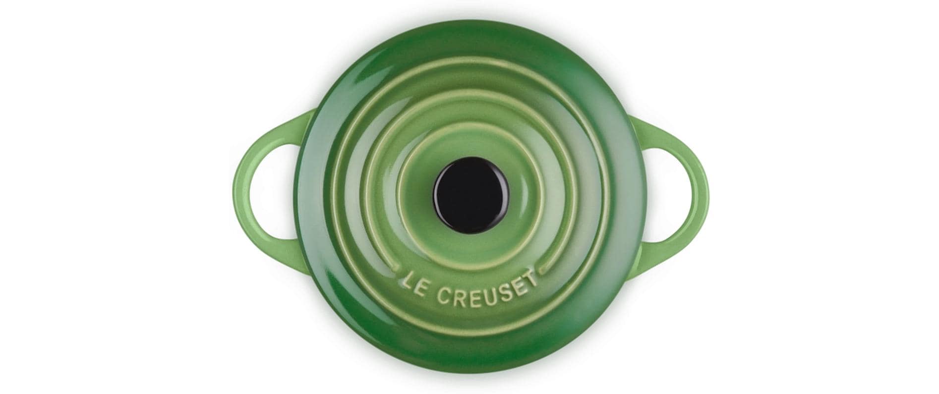 Le Creuset Kochtopf Mini Cocotte – 0,3 l, Ø 13,8 cm, Steingut, Emaille, Grün