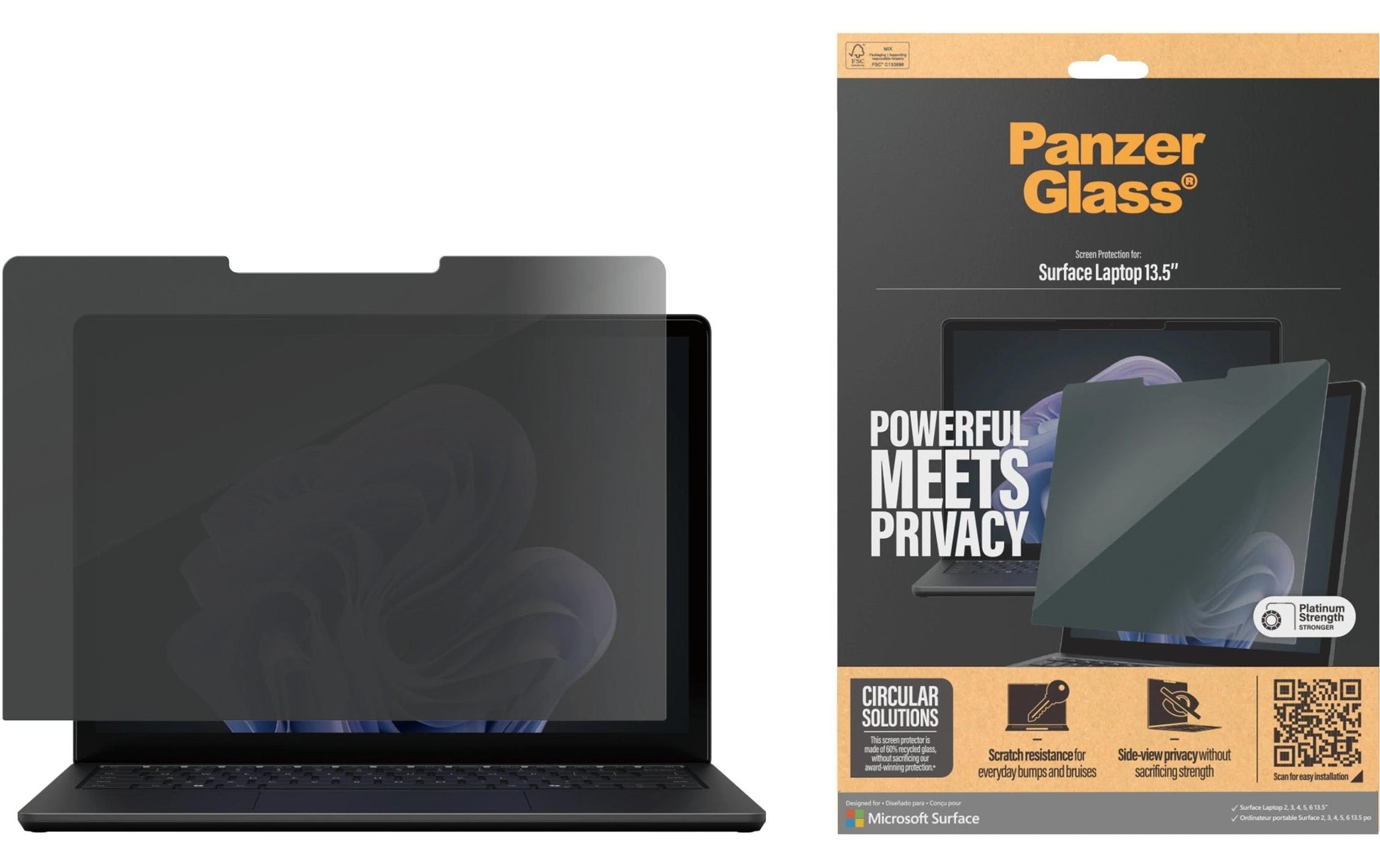 PanzerGlass Displayschutz für Surface Laptop 13,5 (Auswahl)