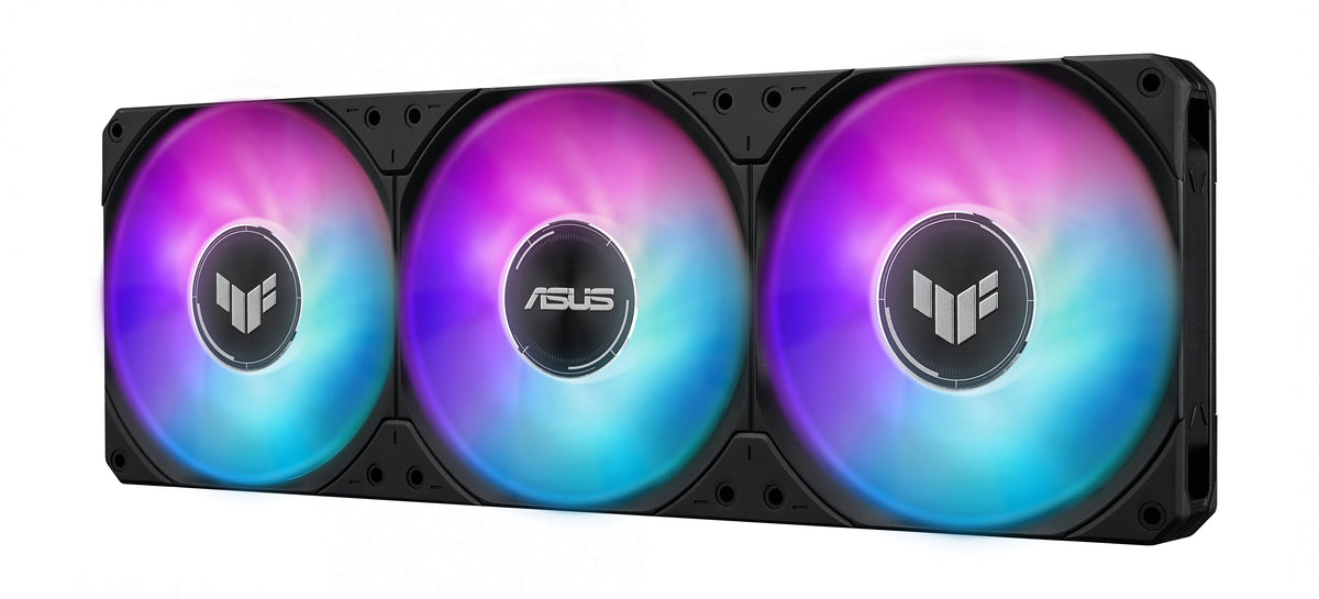 ASUS TUF GAMING LC III 360 ARGB LCD – AIO-Kühler – 360 mm, 3×120 mm, Schwarz, für AM4, AM5, LGA 1700 und andere