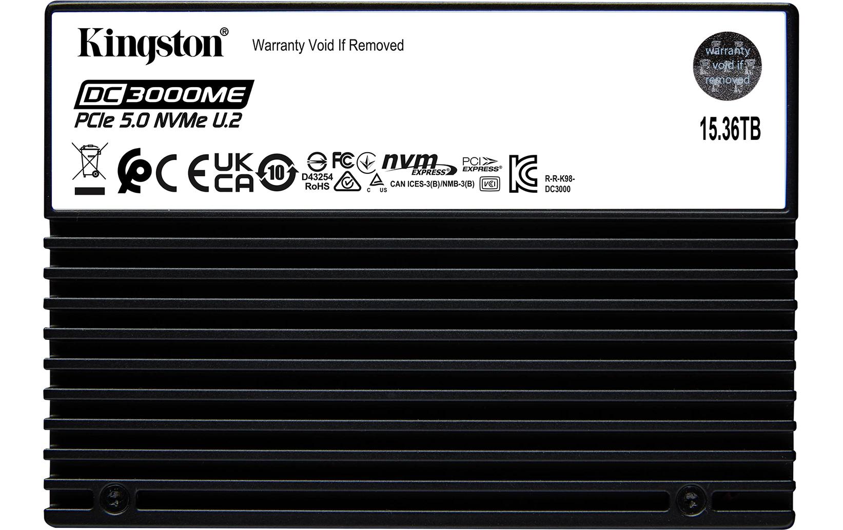 Kingston DC3000ME – 15,36 TB, U.2 PCIe 5.0 NVMe