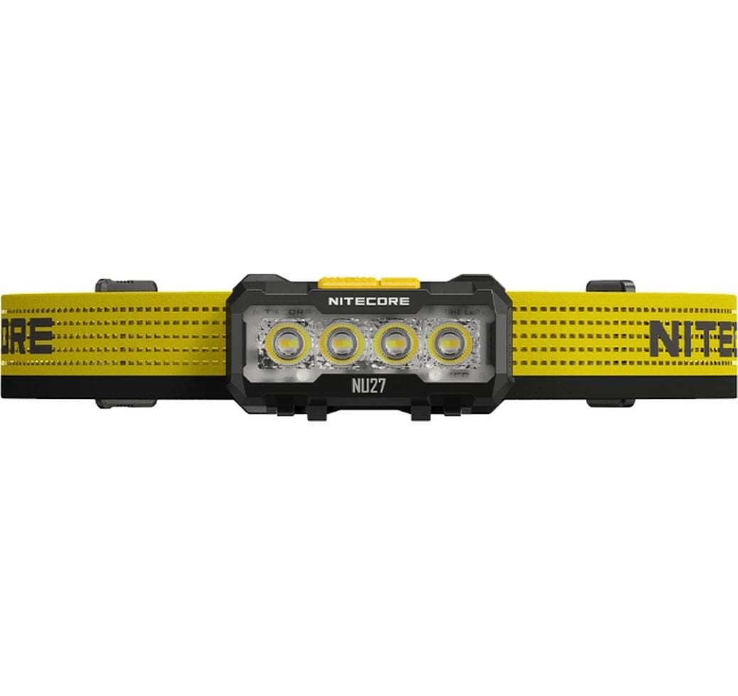 Nitecore Stirnlampe NU27 – 600 lm, 123 m, IP66, Laufzeit 57 h – Schwarz