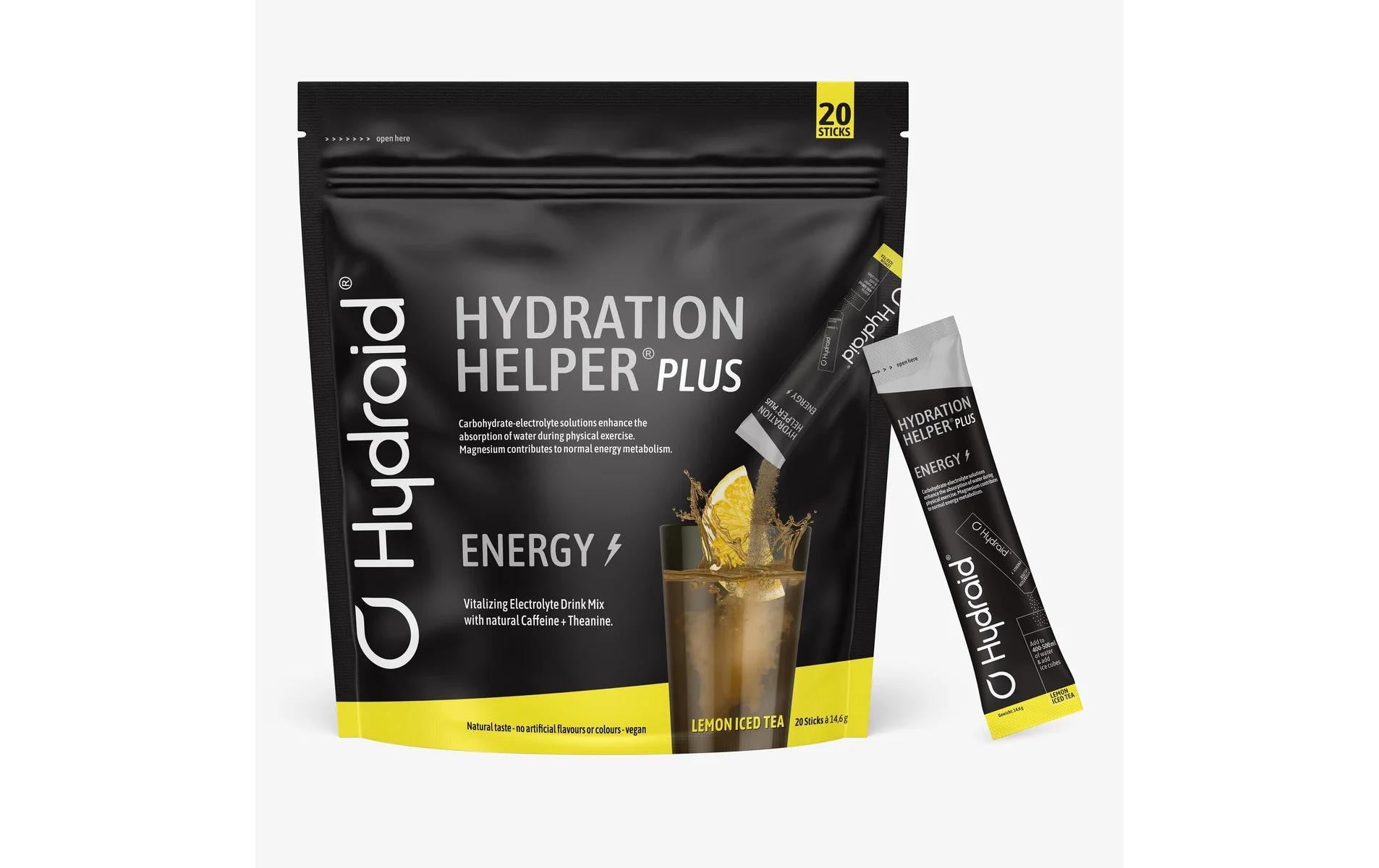 Hydraid Sportgetränk Pulver Elektrolyt Lemon Iced Tea – vegan – 20×14,8 g