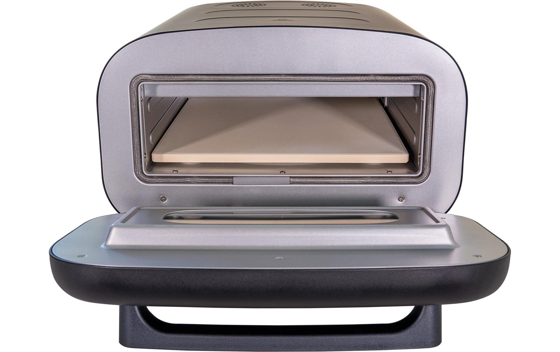 Unold Pizzaofen Don Alfredo 68805 – 1 Pizza, Ø 30 cm, 1700 W – schwarz/edelstahl
