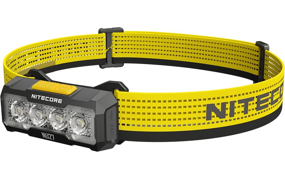 Nitecore Stirnlampe NU27 – 600 lm, 123 m, IP66, Laufzeit 57 h – Schwarz