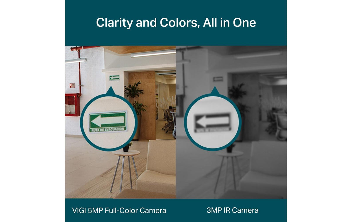 TP-Link VIGI C450 Turret – 5MP – 4,0 mm – PoE – Innenbereich