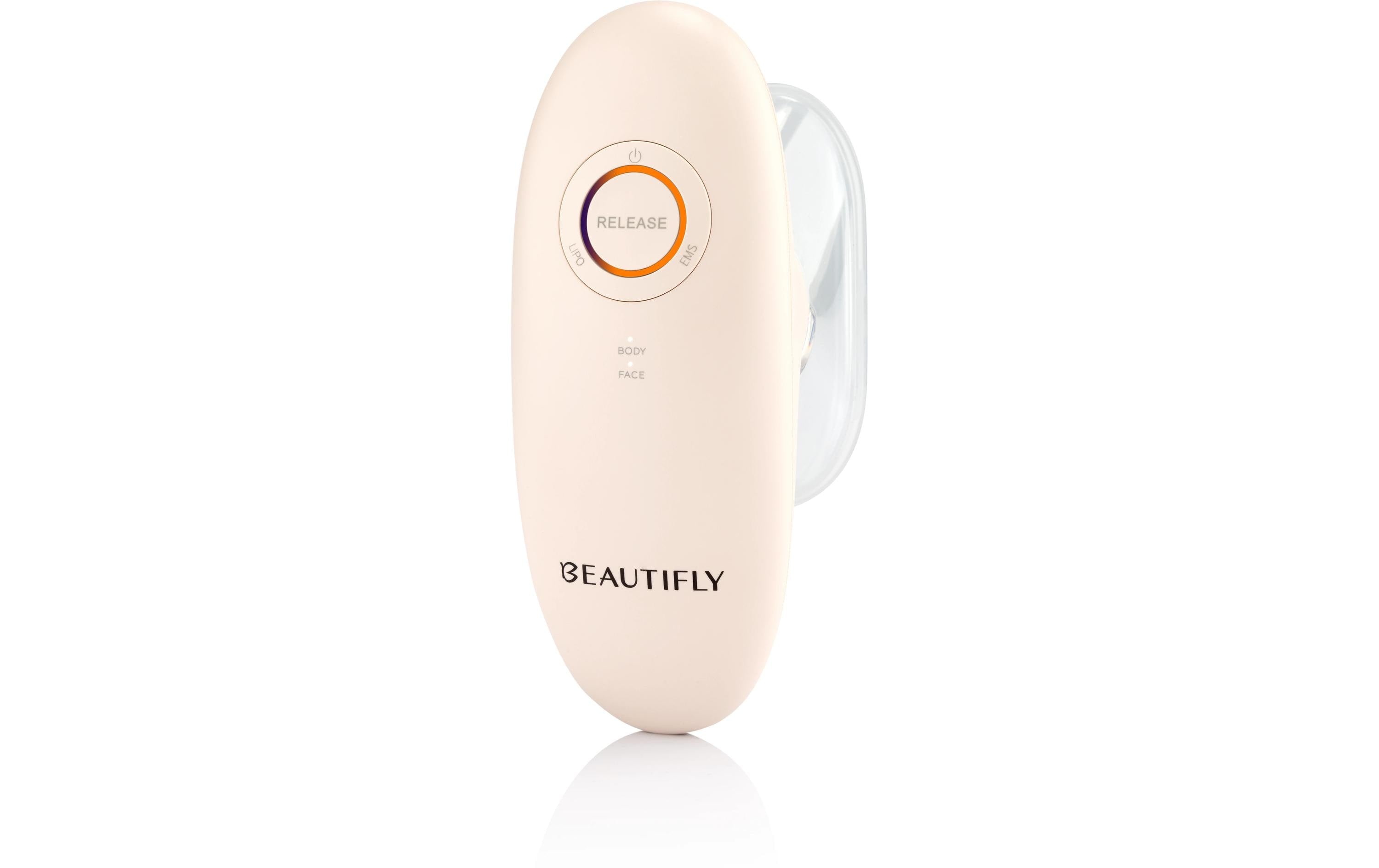 Beautifly Lipomassagegerät – 63 × 80 × 156 mm (B×H×T), 590 g, EMS, Rotlicht, Vakuum-Massage