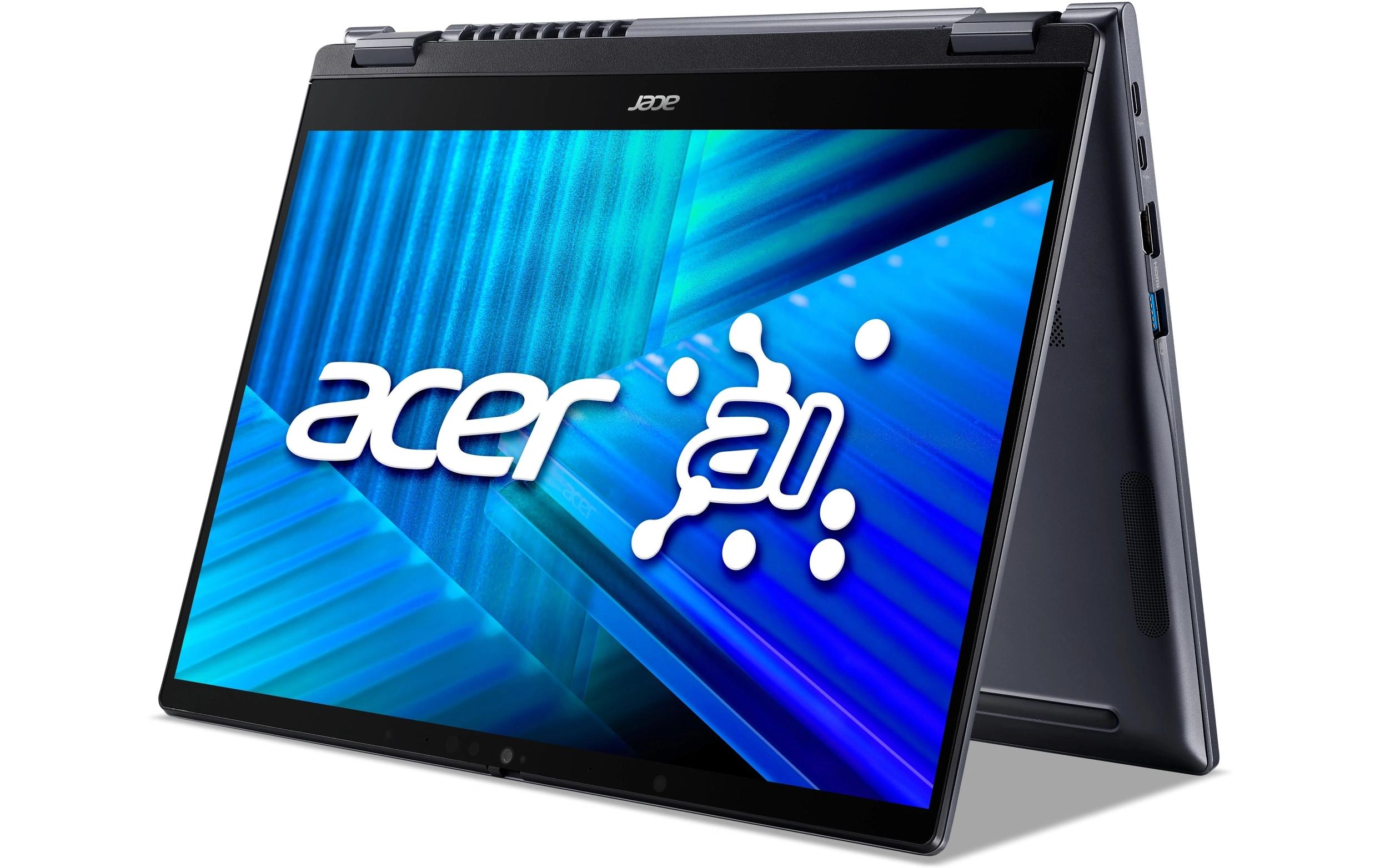 Acer TM P414RN-55 Spin – 14" WUXGA Touch, Core Ultra 5 225U, 16 GB, 512 GB SSD, Win 11 Home
