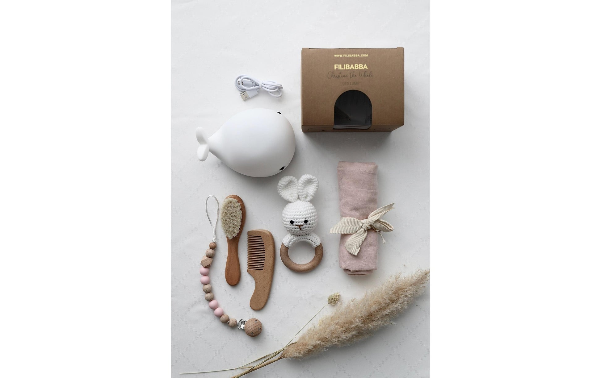 OYKAMI Geschenkbox – Rosa, Weiss