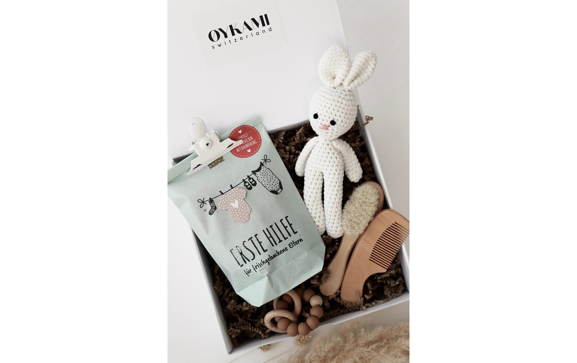 OYKAMI Geschenkbox – Magnet, Holz, Weiss