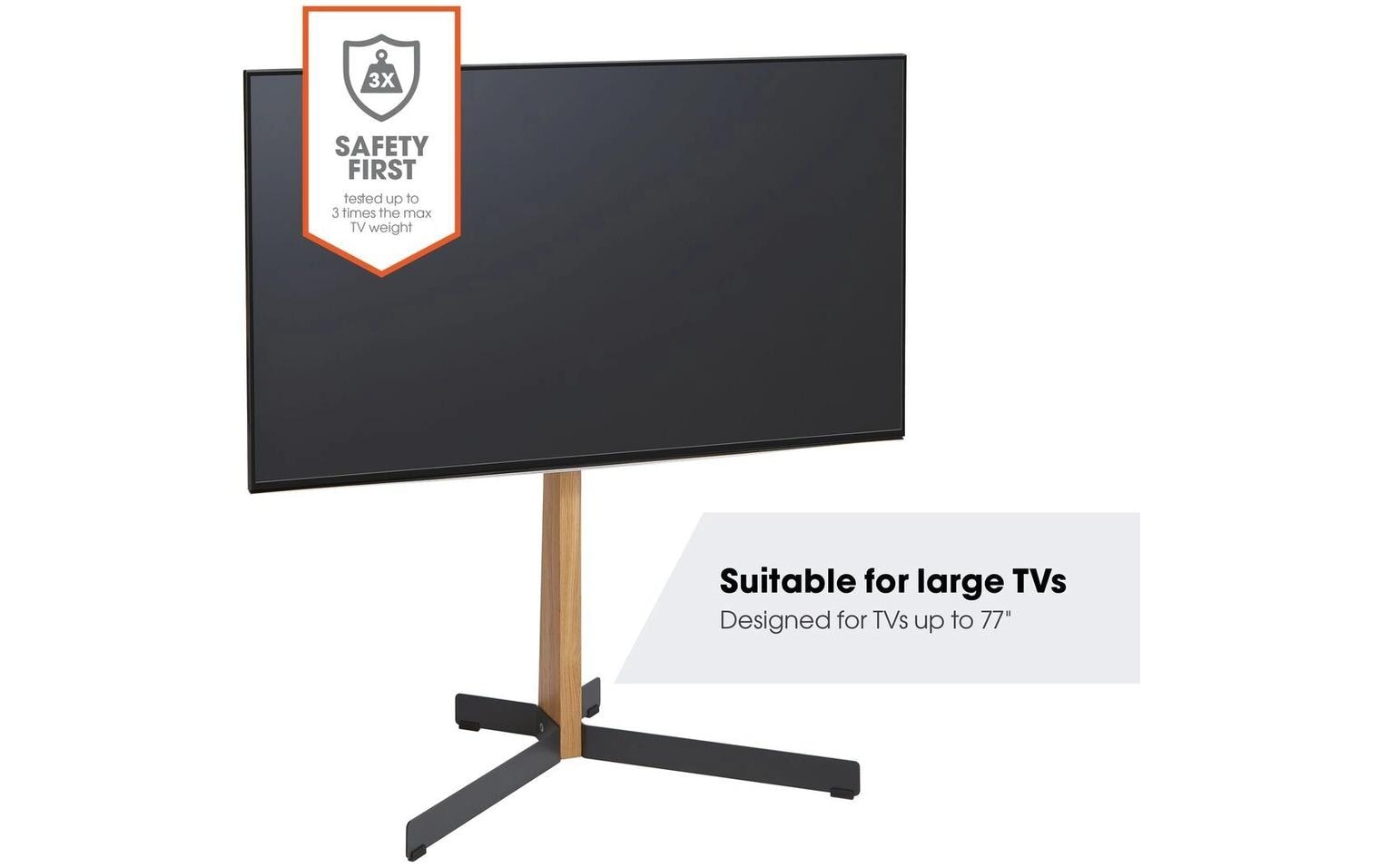 Vogel's Vogels COMFORT TVS 3695HB – Displayständer, höhenverstellbar, für 77", VESA 400×400, bis 50 kg