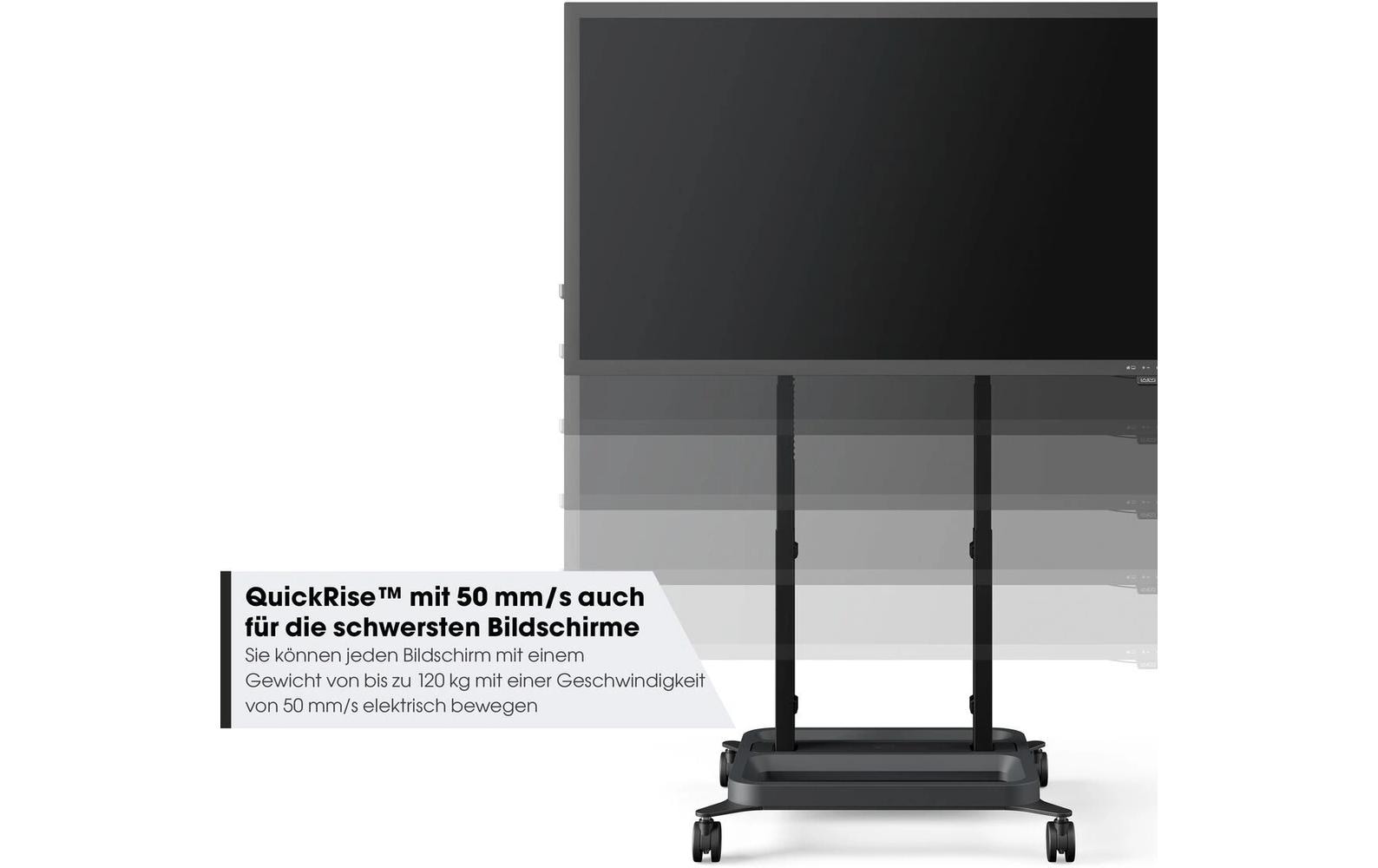 Vogel's PRO RISE RISE2005W – Wandhalterung, motorisiert, für 56", VESA 400×300, bis 140 kg, schwarz