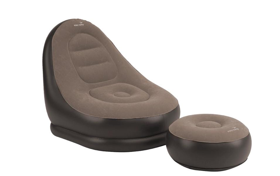 Easy Camp Campingstuhl Maple Lounge – bis 100 kg, 930 × 850 × 830 mm – braun, PVC – 2 Stk.