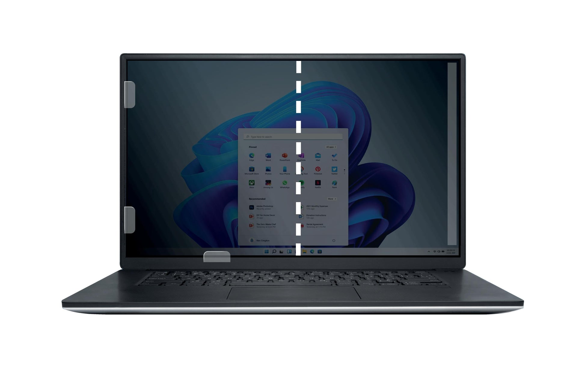 Kensington Displayschutz für Notebooks bis 15,6" – Schwarz